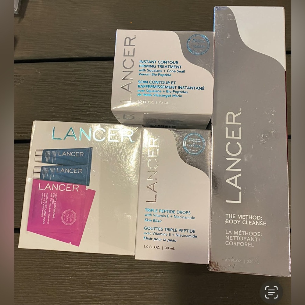 4 Lancer Skincare Set Bundle